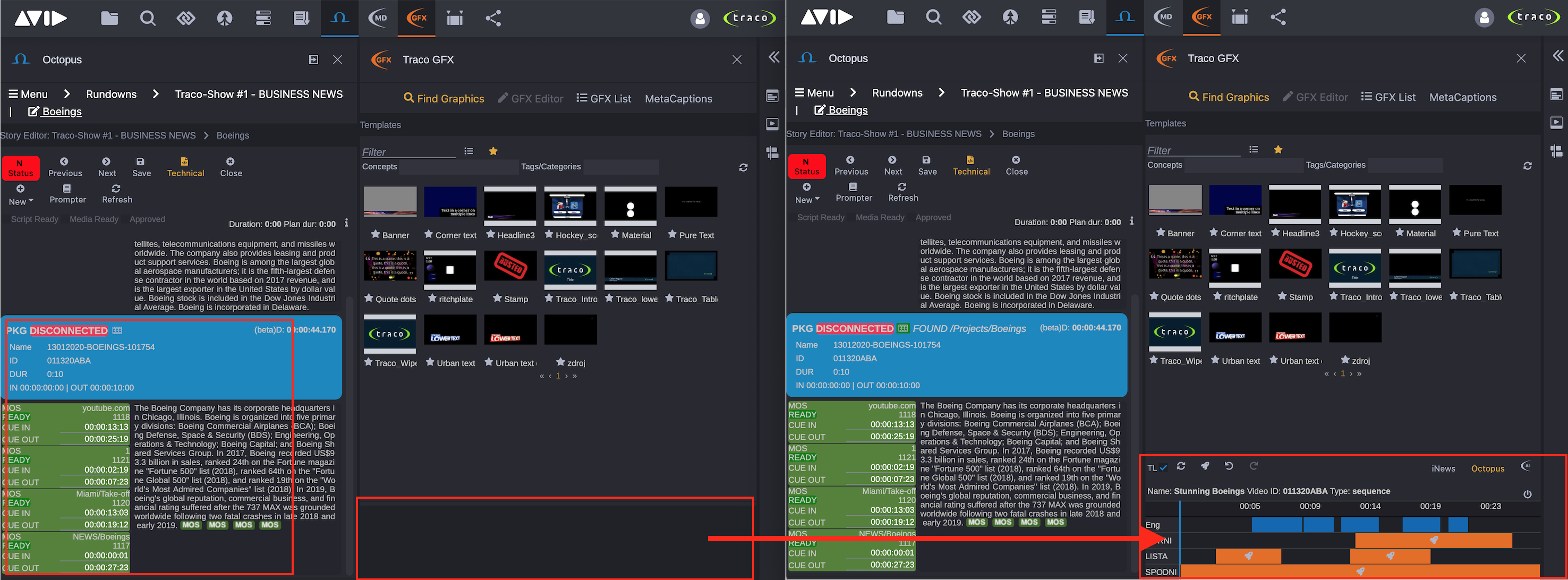 MOS Objects to GFXs