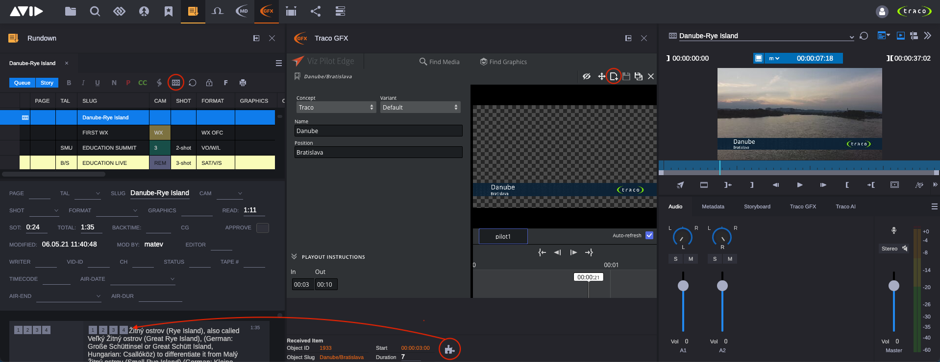 Adding Graphics to a Newsroom Story from Pilot Edge